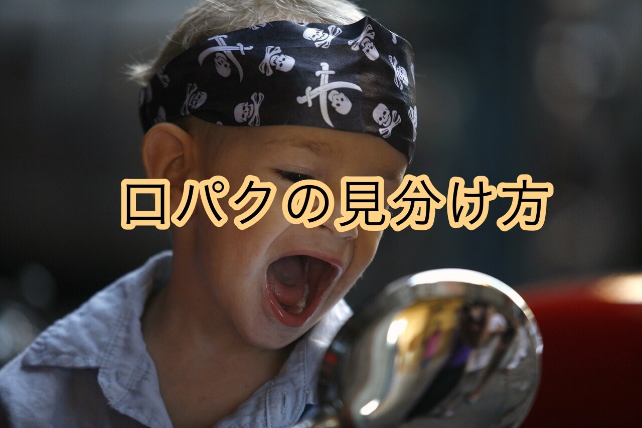 口パク の見分け方について